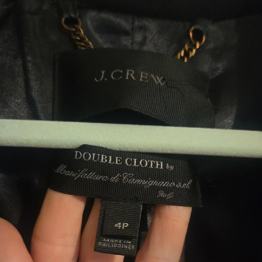 J. Crew Black Wool Long Coat - Picture 5 of 16